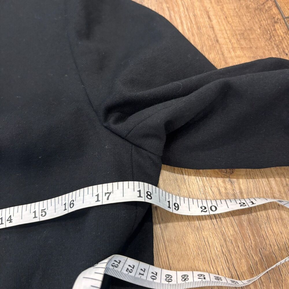 Theory Lindrayia Blazer in Black Women's Size 8 Slim Fit Open Front Patch Pocket - Picture 7 of 9